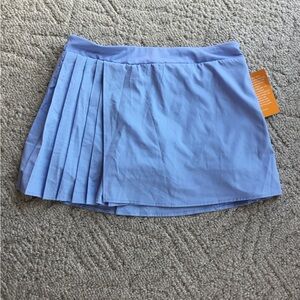 Avia Powder Blue Pleated Side Athletic Skort           NWT